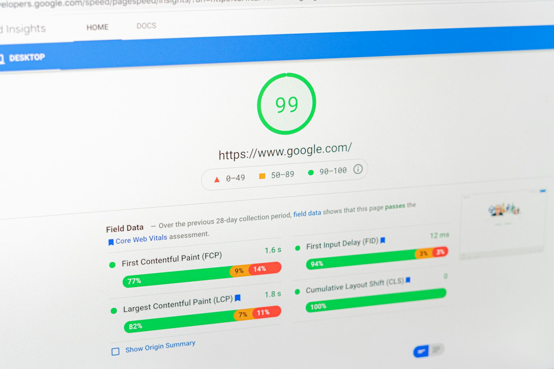 Website Speed and Core Web Vitals Website Speed and Core Web Vitals